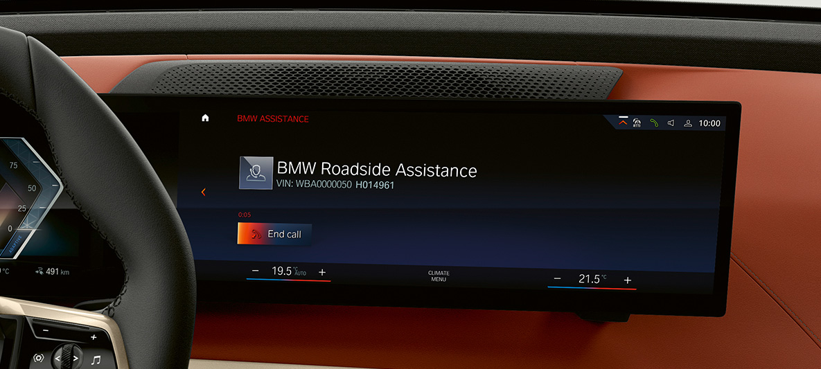 Služby BMW Teleservice, navigačný systém BMW Služby BMW Teleservice, detailný pohľad na navigačný systém BMW