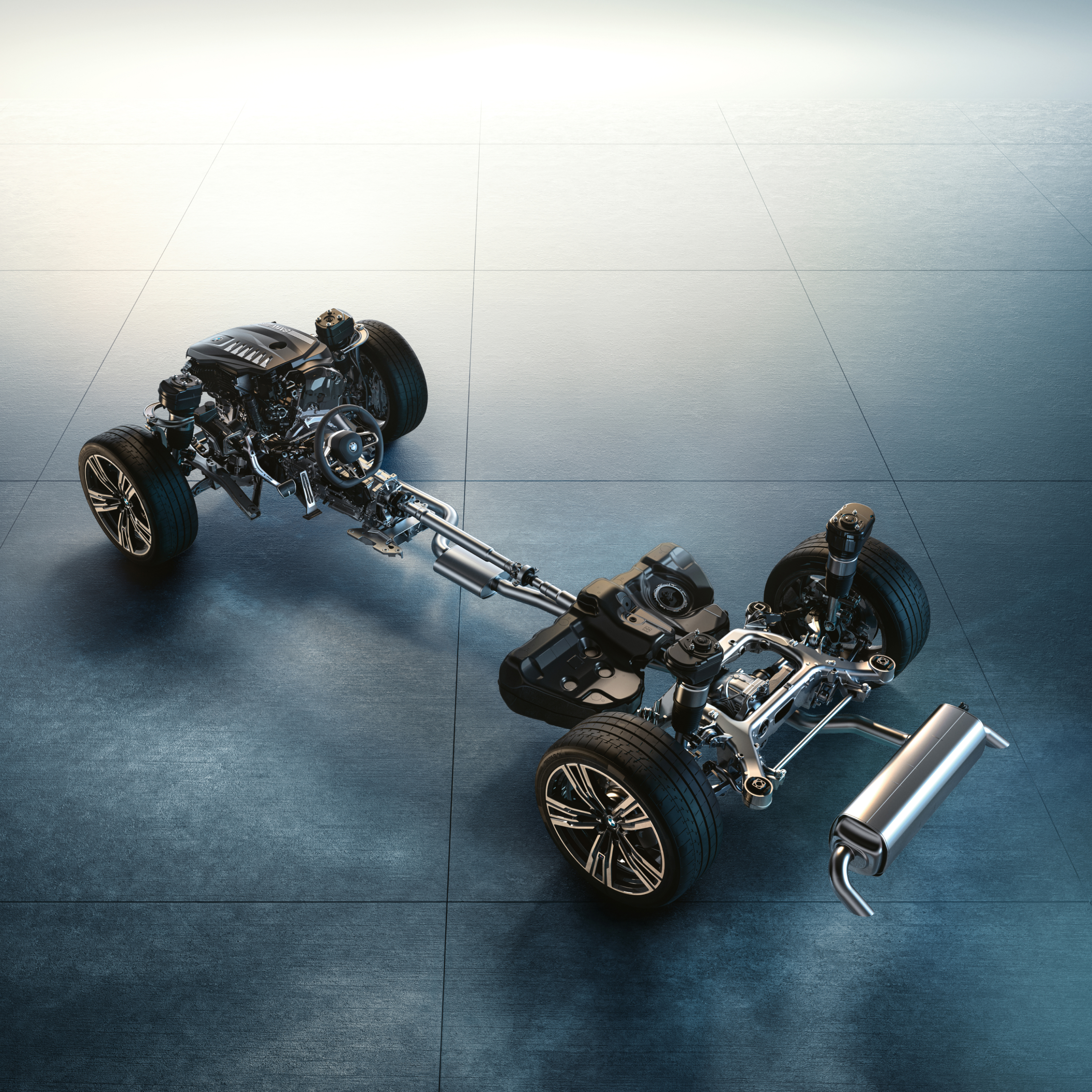 Podrobné zobrazenie podvozka BMW 
